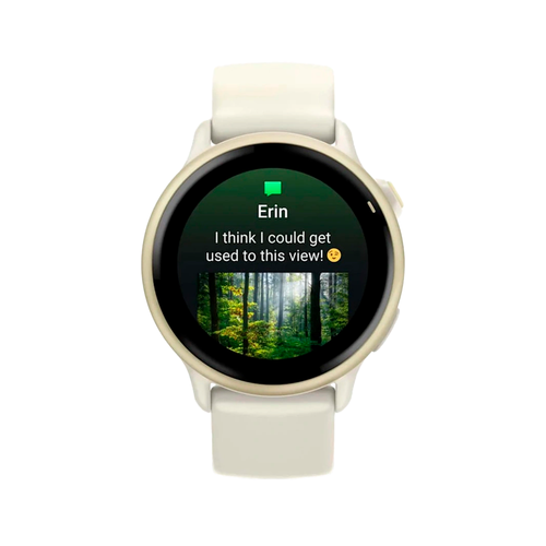 Умные часы Garmin Vivoactive 6, 42.2mm, Lunar Gold with Bone Band (010-02985-01)