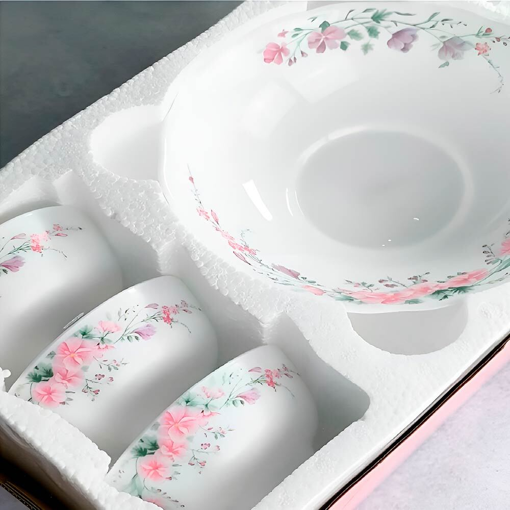 Набор салатников 7 предметов "Жюли" стеклокерамика, Jewel 7482