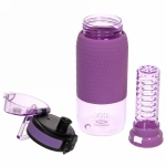 Бутылка спортивная UZSPACE Diamond 5055 с емкостью для фруктов (350 мл)