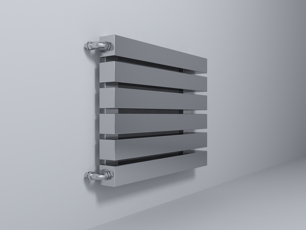 Горизонтальные дизайн-радиаторы Q80 1000мм с нижним подключением