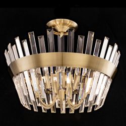 Citilux Вестерос CL307163 Люстра хрустальная потолочная Бронза