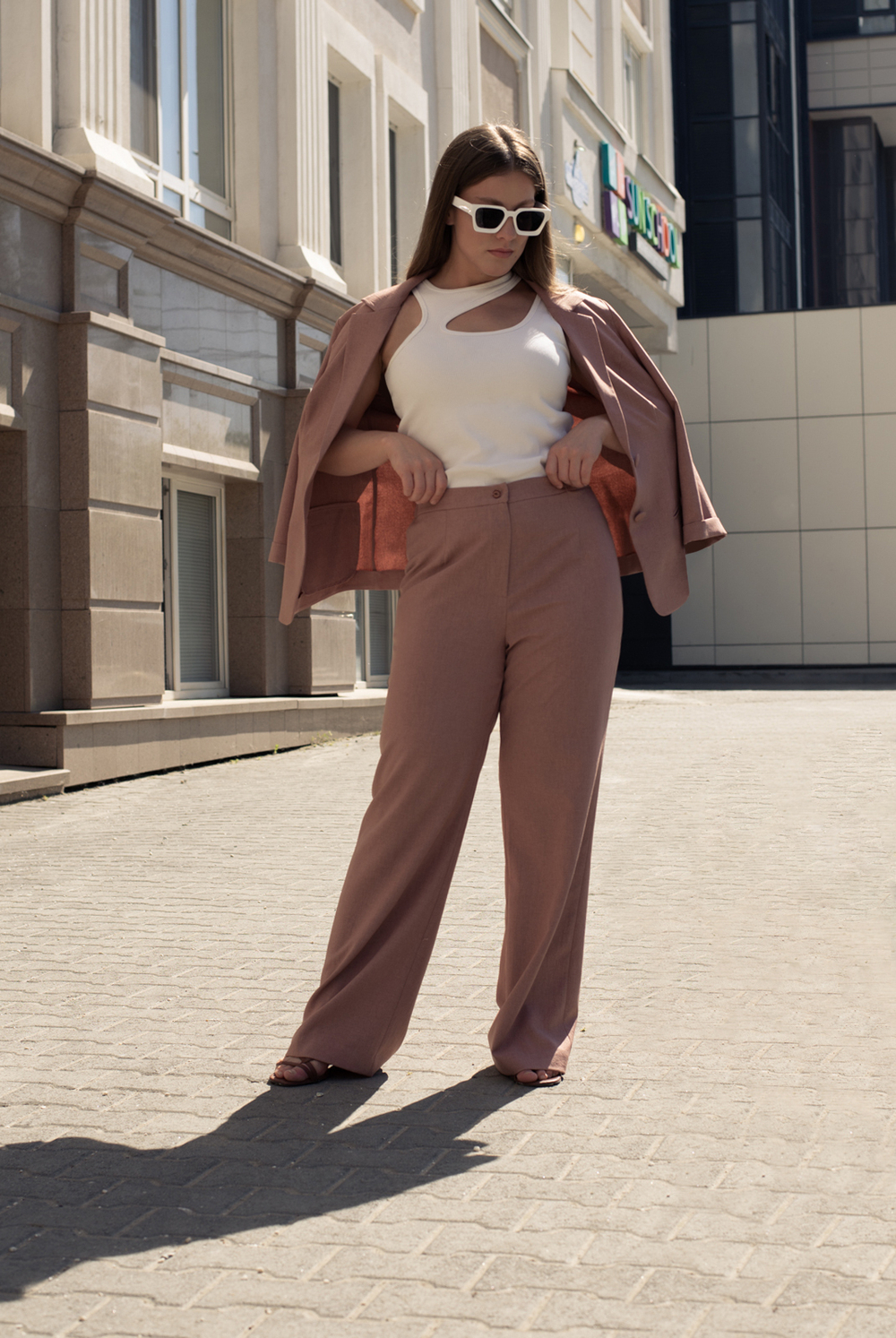 Брюки женские 3667зпа, Глина #259Глб023667зпа