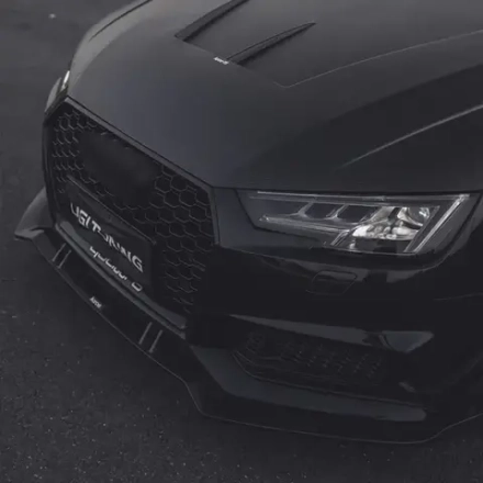 Карбоновая губа для AUDI S4 & A4 S LINE 2017 - 2018 B9 Ауди