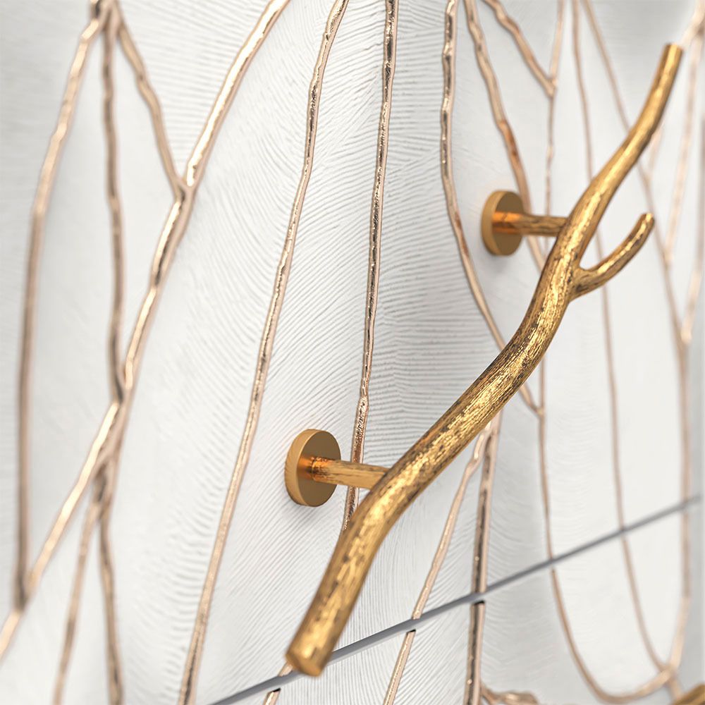 Тумба Арт Стайл с 2-мя ящиками Айс Амбер