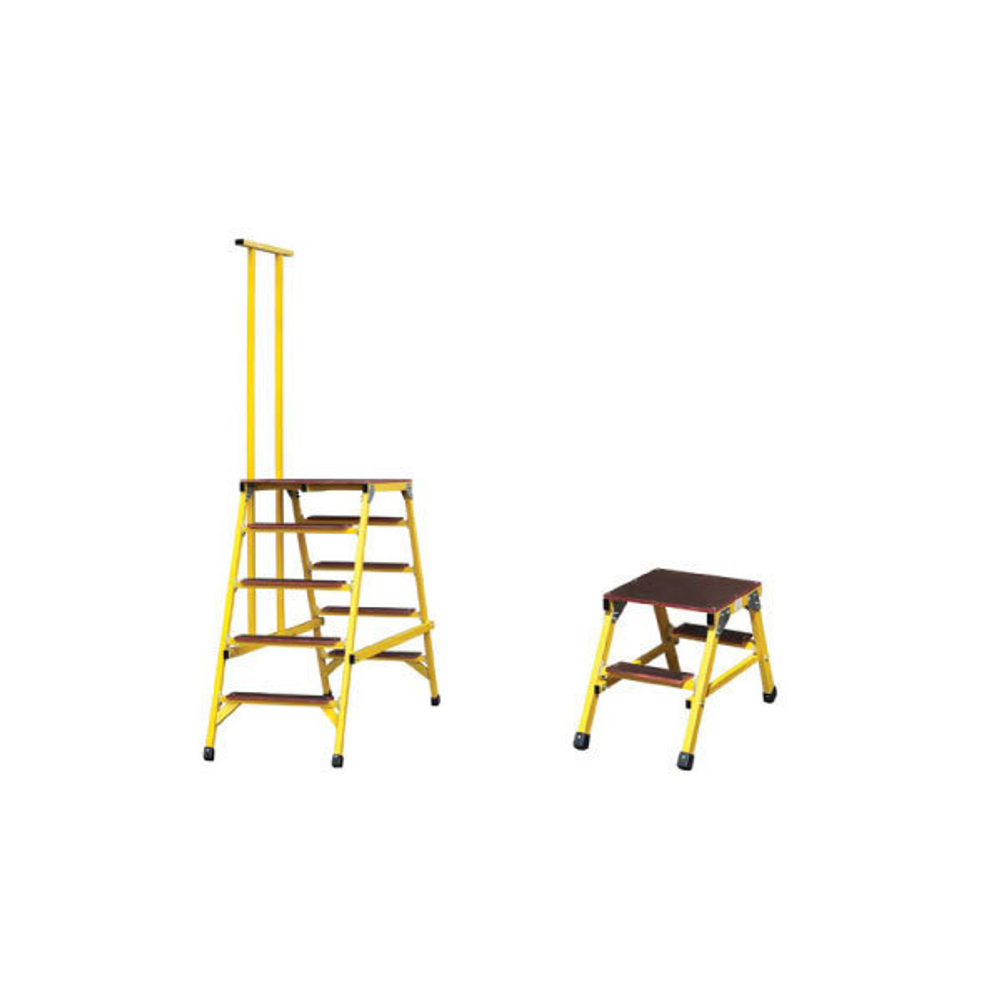 Стремянка-подмость стеклопластиковая с симметричной опорой ССС-0,6П-Ф40П