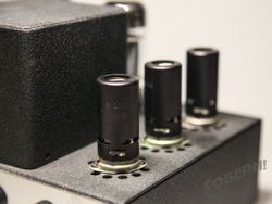 установка ламповой панели ПЛК9_Э55 в корпус усилителя