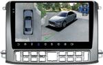 Магнитола для ГАЗ Газель НН 2019+, Соболь НН 2022+ (рамка серебро) - FarCar BX10-360-9711S монитор 10.36" 2K QLED на Android 13, Быстрая, CarPlay, 4G SIM-слот, 4 камеры в комплекте