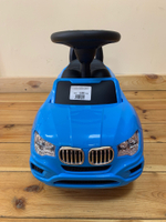 84521/Каталка-автомобиль "SuperCar" -5 со звуковым сигналом (голубая)/5