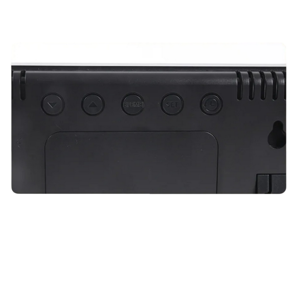 Часы-будильник настольно-настенные LED YX-2810 Black-White