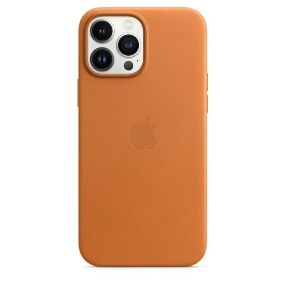 Кожаный чехол с поддержкой MagSafe Apple Leather Case для iPhone 13 Pro