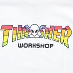 Футболка Thrasher X AWS - Spectrum (white)