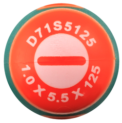 D71S5125 Отвертка стержневая шлицевая ANTI-SLIP GRIP, SL5.5х125 мм