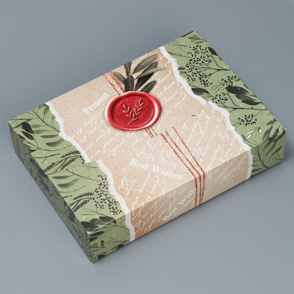 Складная коробка конверт «Эко», 22 х 16 х 5 см