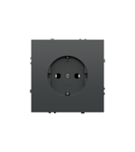 Розетка встраиваемая VOLTUM S70 с заземлением 16А, (титан)