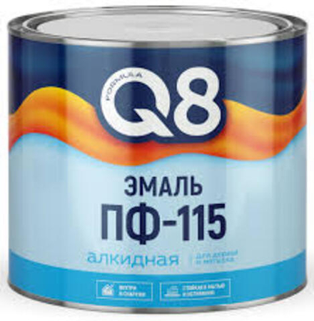 Эмаль ПФ-115 FORMULA Q8 красная 1,9кг