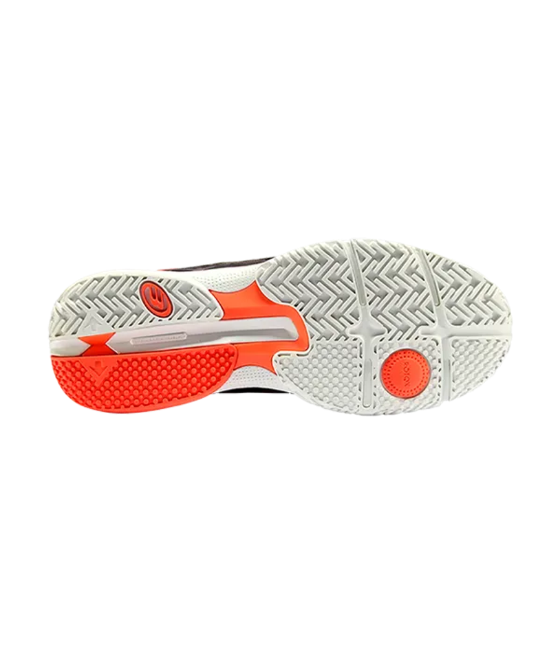 Bullpadel Flow 24I Темно-серые-оранжевые кроссовки
