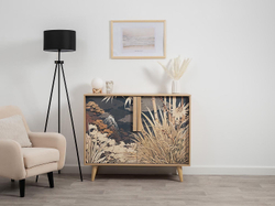 Току комод 16.230.04 Гикори Рокфорд / Белый