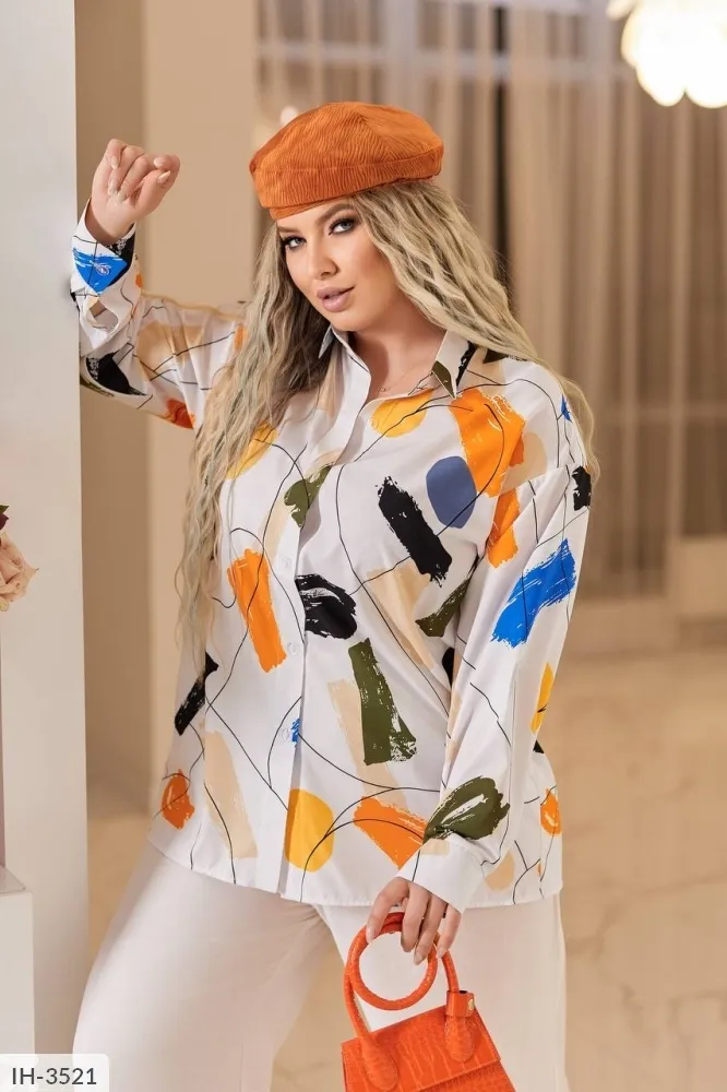 Рубашка IH-3512 Фабрика Моды