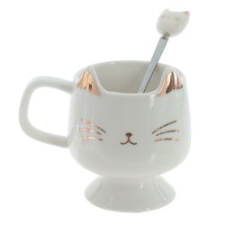 GAEM Кружка с ложкой, 280 мл, L12 W9 H11 см, 3в.