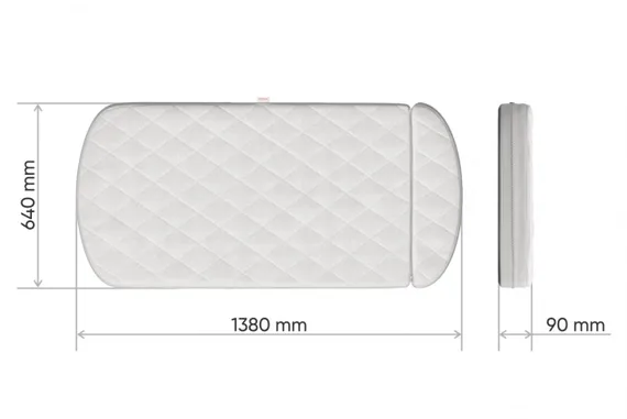 Кровать-трансформер Ellipse Kidi Soft Бежевая