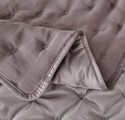 Покрывало 240x260 Sofi De MarkO Лея серебряно-серое