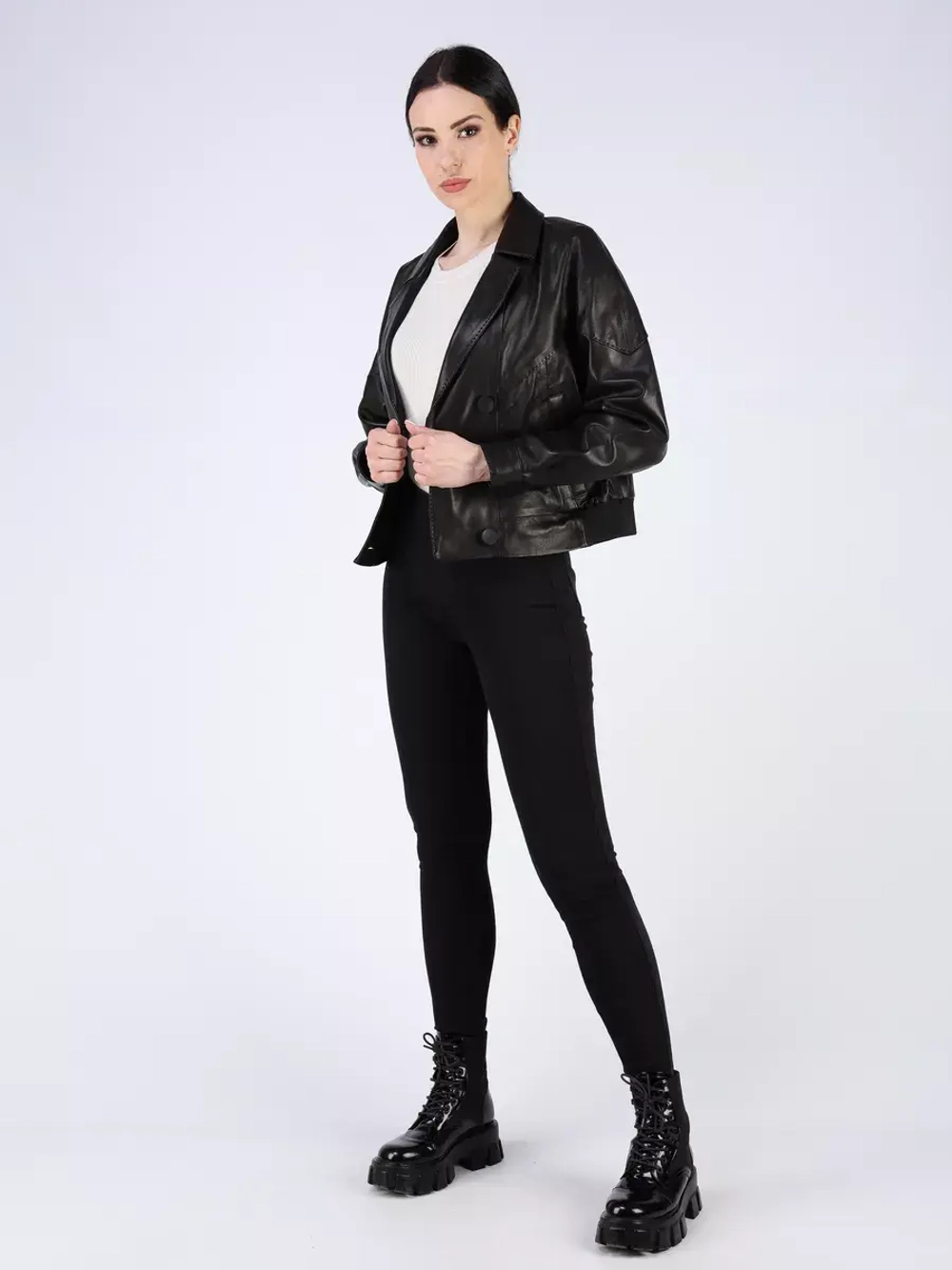 Кожаная куртка демисезонная Турция