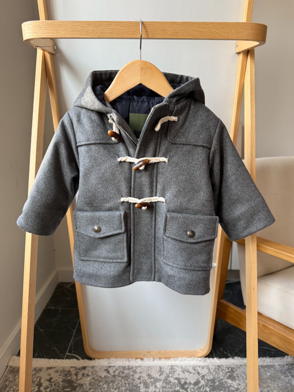 Новое шерстяное пальто Jacadi, 68