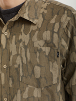 Мужская Рубашка Warped Camo Corduroy