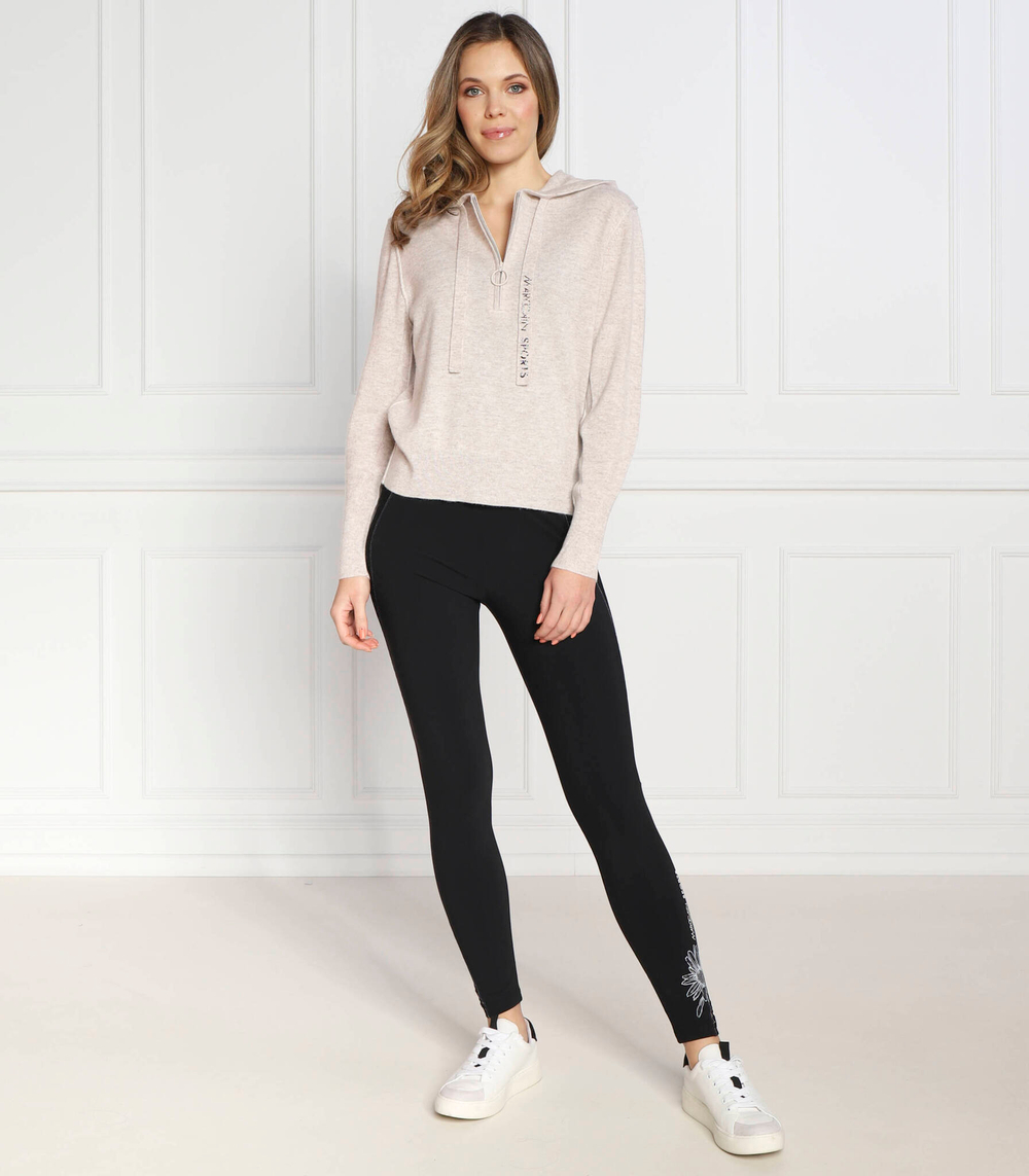 Хлопковый свитер Marc Cain - бежевый(TS 41.38 M81)