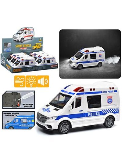 Машинка Служебный транспорт со светом и звуком (YM-9930F)