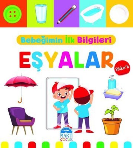 Bebeğimin İlk Bilgileri - Eşyalar - Sticker&#39;lı