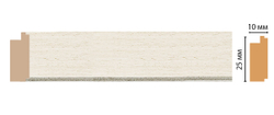 Молдинг Decomaster 102-15 25*10*2400мм