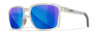 Очки Wiley X ALFA Gloss Clear Crystal CAPTIVATE™ Polarized Blue Mirror