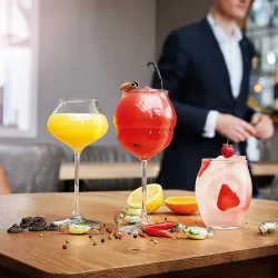 Бокал для вина 500 мл хр. стекло "Макарон Фэсинейшн" d 10,3 см h21,5 см Chef&Sommelier [6]