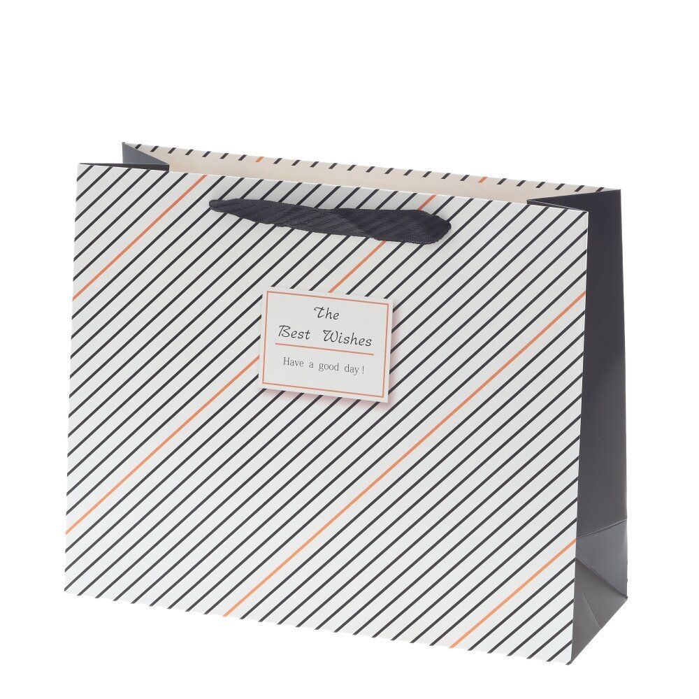 GAEM Пакет подарочный M (бумага 230г/м2, блок микс 12шт), L32 W11 H26 см, 4в.