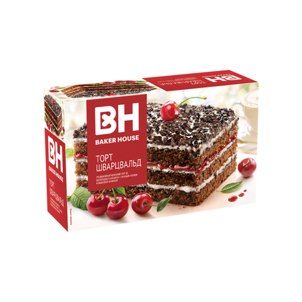 Торт Baker House Шварцвальд 350 гр