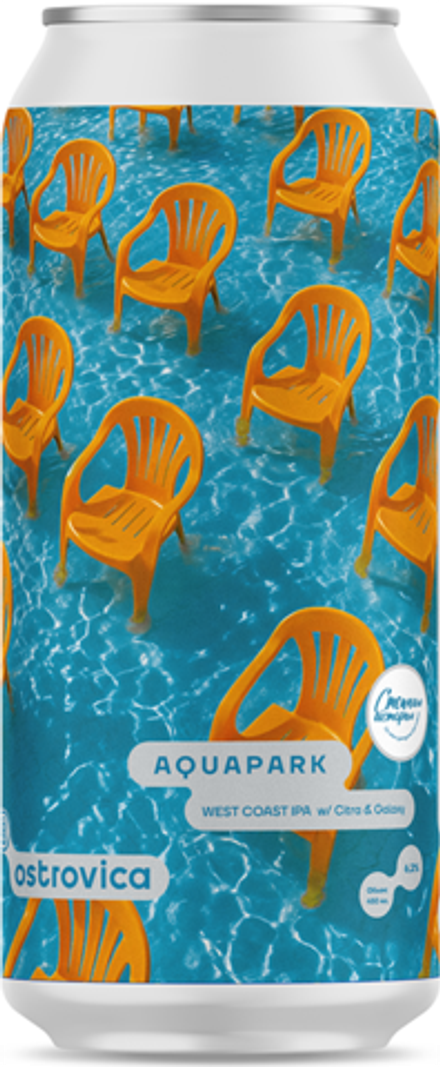 Пиво Островица Аквапарк / Ostrovica Aquapark 0.45 - банка