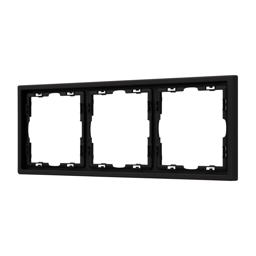 Рамка пластиковая FRM-NOBE-SFPL-3-BK (Arlight, -) 054220