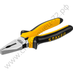 STAYER 180 мм, Комбинированные плоскогубцы (2205-1-18)