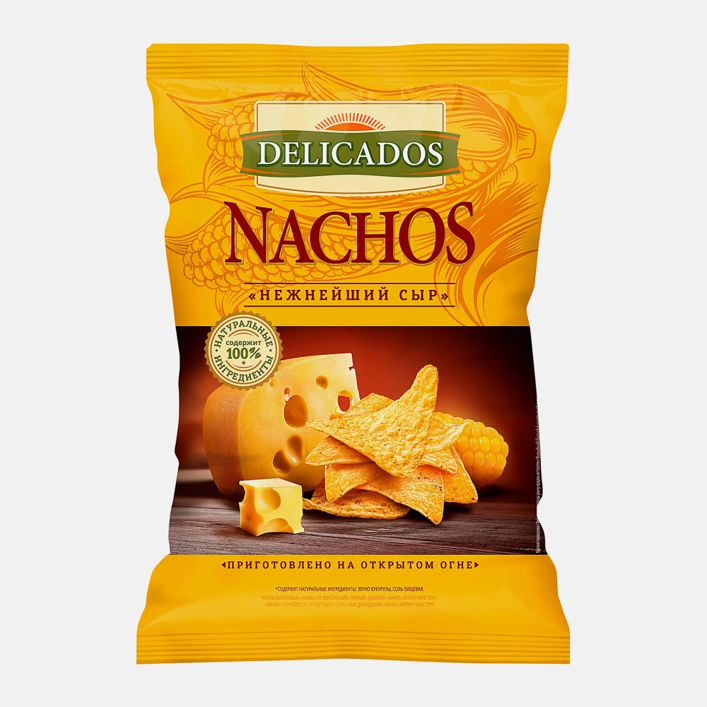 Начос Delicados с нежнейшим сыром 150г