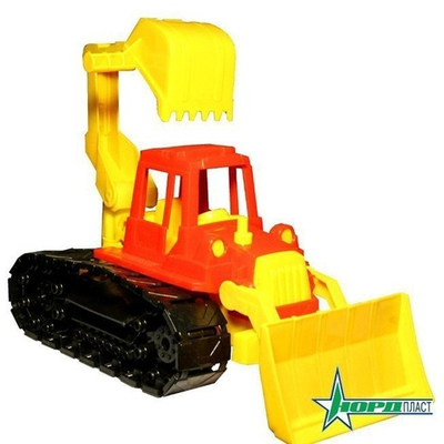 Трактор "Байкал" с грейдером и ковшом 139