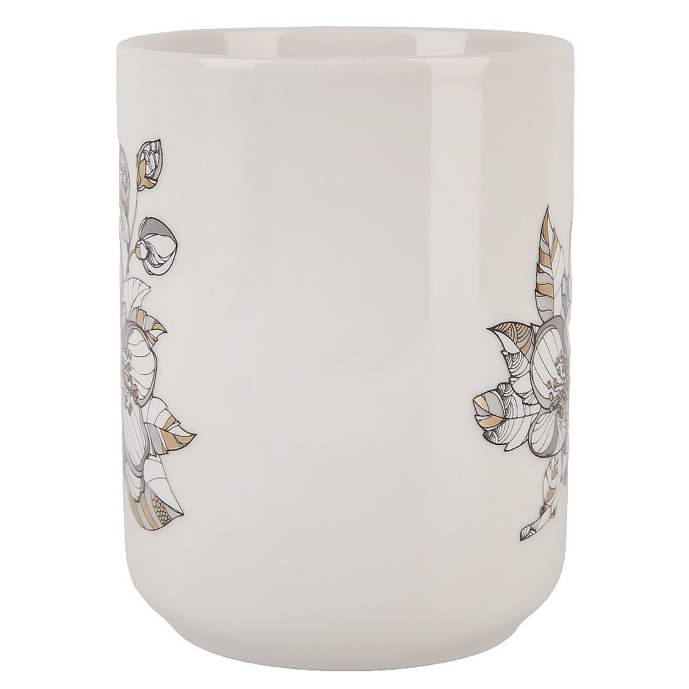 Кружка "Floristry" v=380мл (фарфор) (картонная цветная лента)