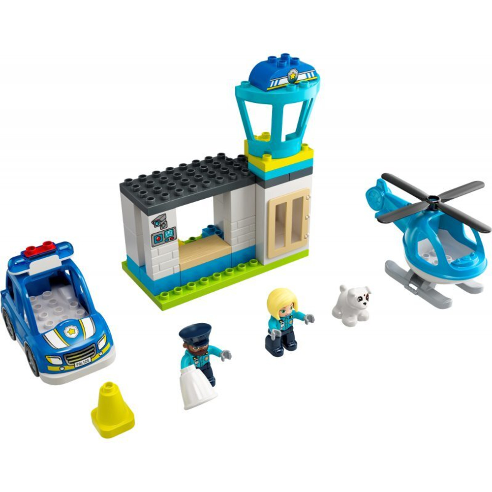 Конструктор LEGO DUPLO Town 10959 Полицейский участок и вертолёт
