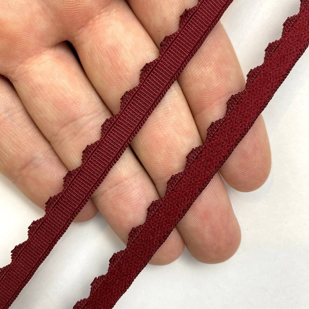 Отделочная резинка становая бордовая 8 мм