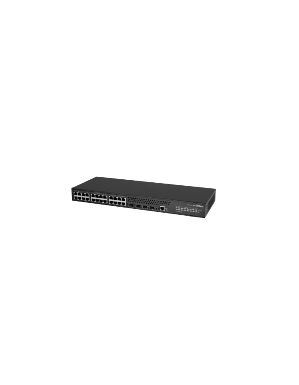 DAHUA DH-AS5500-24GT4XF 28-портовый управляемый коммутатор, уровень L3, 24xRJ45 1Gb, 4xSFP+ 10Gb, коммутация 128 Гбит/с, MAC-таблица 16К