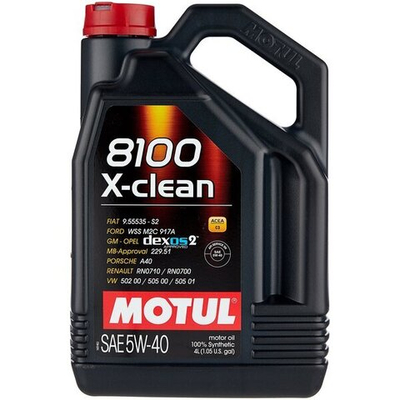 Масло моторное Motul 8100 X-clean 5W-40  4 л
