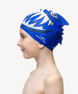 Шапочка для плавания Bob Navy, силикон, детский