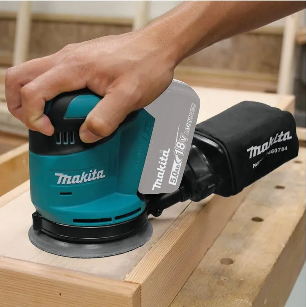 Аккумуляторная эксцентриковая шлифмашина Makita DBO180Z 18в. 11000 об/мин (без акк. и З/У)