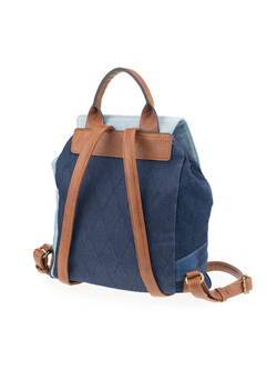 25035/42 Рюкзак жен., иск.кожа + текстиль