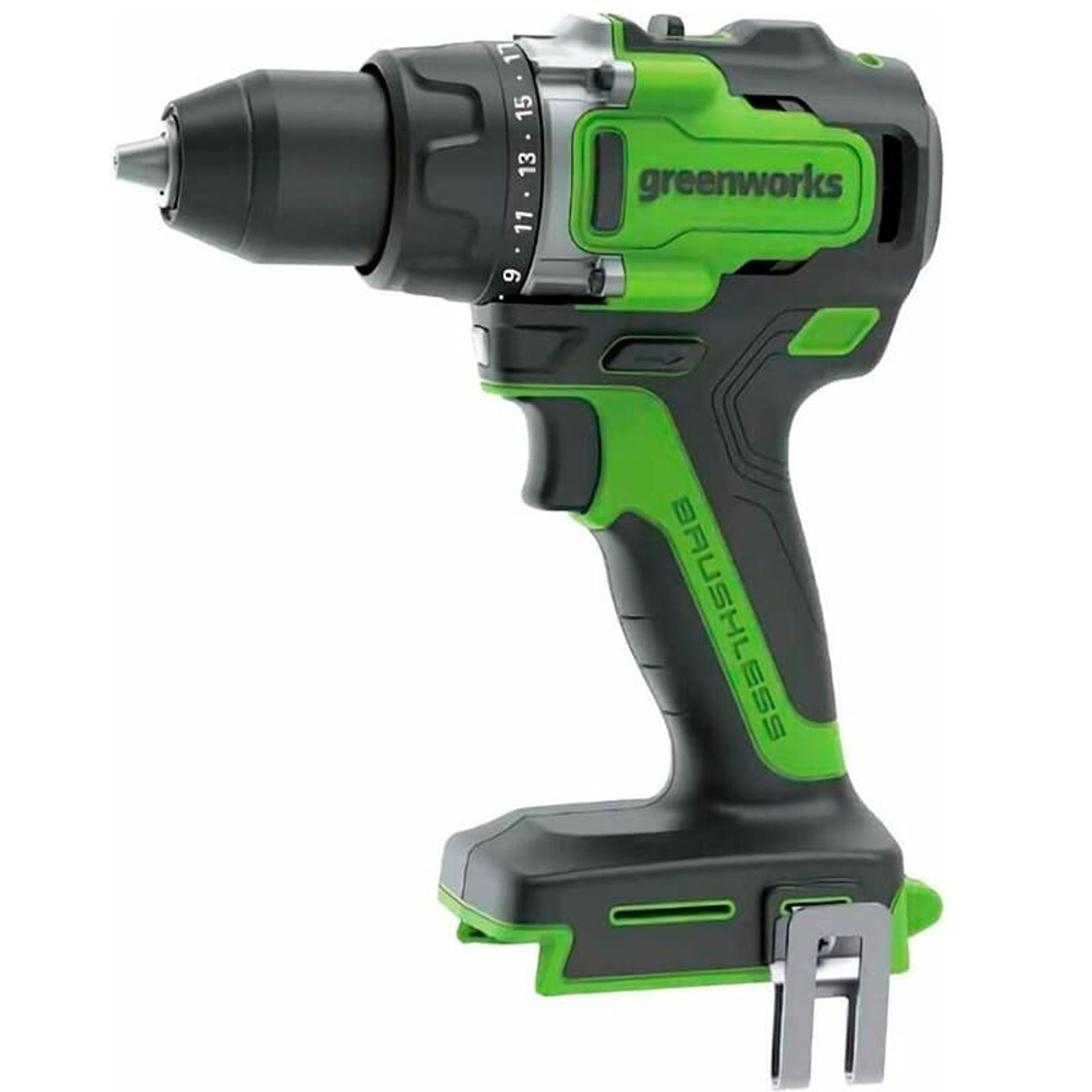 Дрель-шуруповерт ударная аккумуляторная Greenworks Арт. 3707607, 24V, 140 Нм, бесщеточная